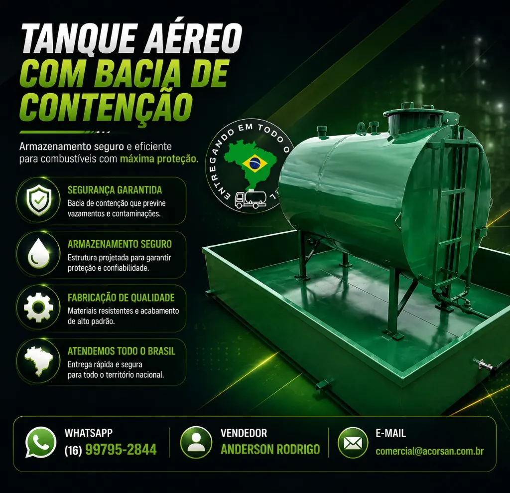 Tanque para Armazenamento de Combustível
