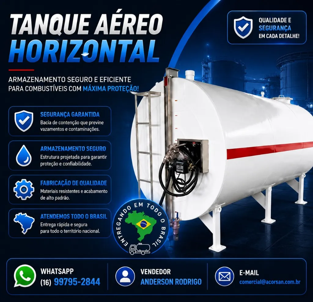 Tanque de combustível com contenção secundária